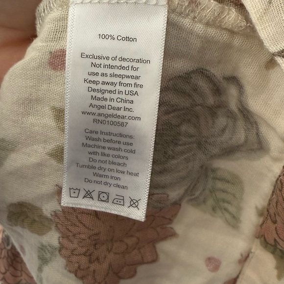 Angel Dear Muslin Ivory Floral Dress Size 4T - Picture 5 of 6